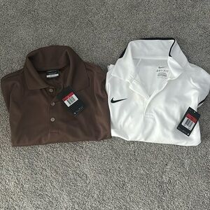 NWT Nike mens dri fit polo shirts set of 2